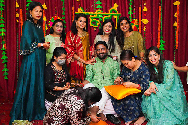 Wedding Couples with Gajur